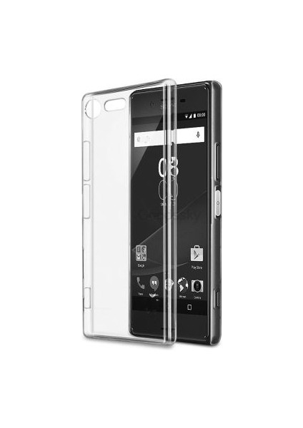 Sony Xperia Xz1 Esnek ve Şeffaf Sheer Premium Tpu Silikon Kılıf