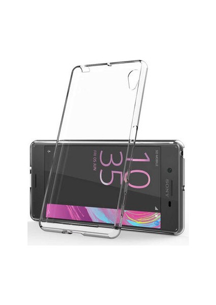 Sony Xperia Z5 Esnek ve Şeffaf Sheer Premium Tpu Silikon Kılıf