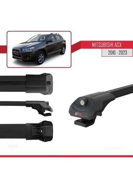 Mitsubishi Asx 2010-2023 Arası ile Uyumlu Ace-1 Ara Atkı Tavan Barı Siyah modelleri