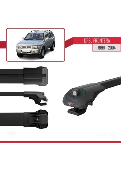 Opel Frontera 1999-2004 Arası ile Uyumlu Ace-1 Ara Atkı Tavan Barı Siyah