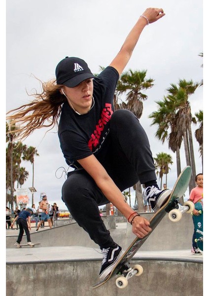 Kemik Teker Kaykay Semi-Pro 8 Katman Yüzey Zımparalı Kaymaz Skateboard 80 cm Ok8