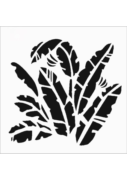 Stencil Sarayi Boyama Şablon Çiçek ve Meyve - 8179