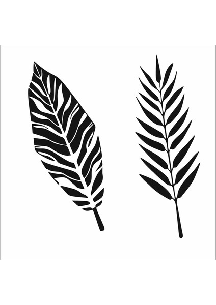 Stencil Sarayi Boyama Şablon Çiçek ve Meyve - 8511