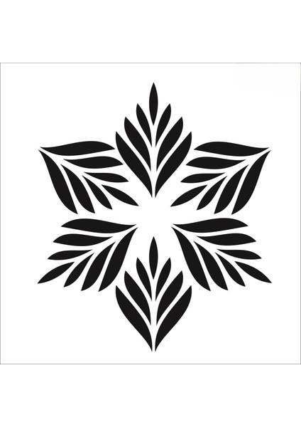 Stencil Sarayi Boyama Şablon Çiçek ve Meyve - 1321