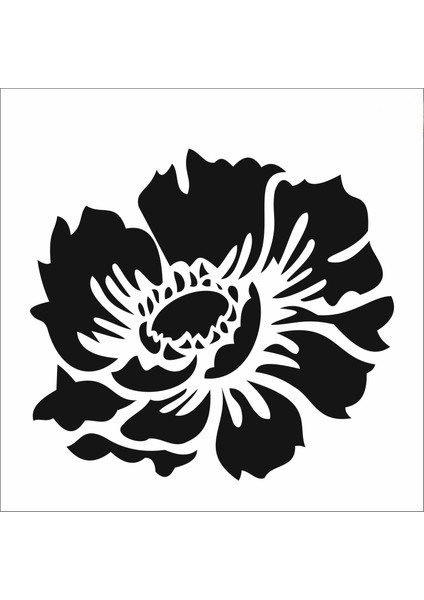 Stencil Sarayi Boyama Şablon Çiçek ve Meyve - 4761