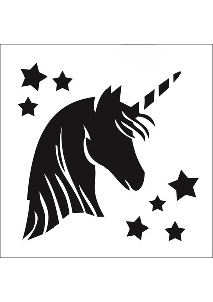 Stencil Sarayi Boyama Şablon Çocuk - 1235