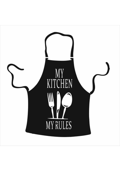 Stencil Sarayi Boyama Şablon Mutfak Obje ve Yazıları - 8266