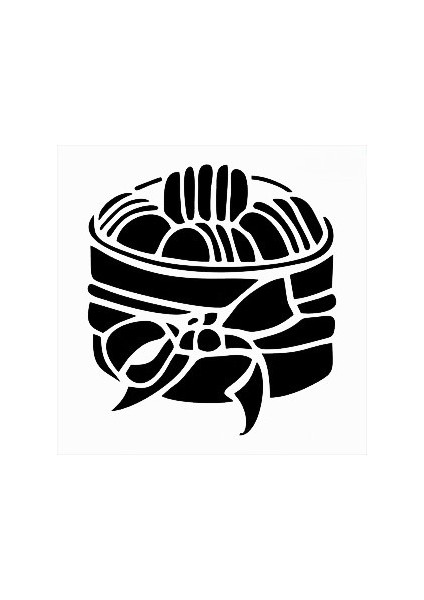 Stencil Sarayi Boyama Şablon Mutfak Obje ve Yazıları - 4493