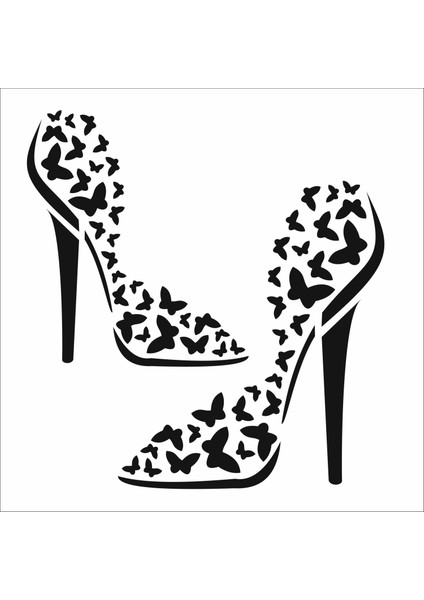 Stencil Sarayi Boyama Şablon Objeler - 4101