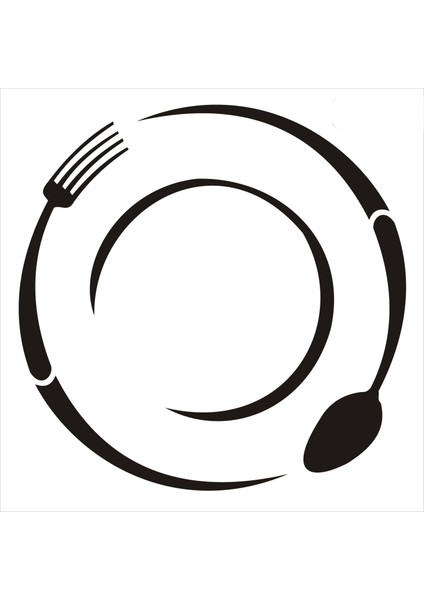 Stencil Sarayi Boyama Şablon Mutfak Obje ve Yazıları - 8745