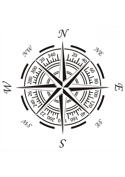 Stencil Sarayi Boyama Şablon Objeler - 8768