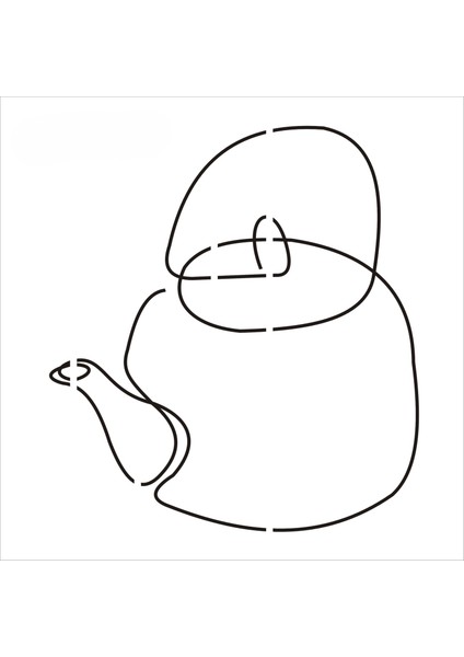 Stencil Sarayi Boyama Şablon Mutfak Obje ve Yazıları - 8749