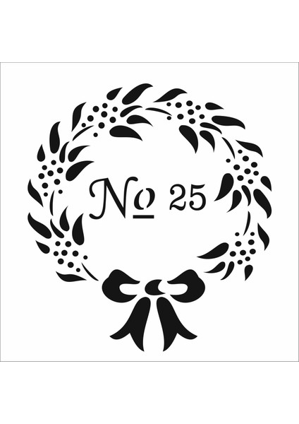 Stencil Sarayi Boyama Şablon Tac - 4429