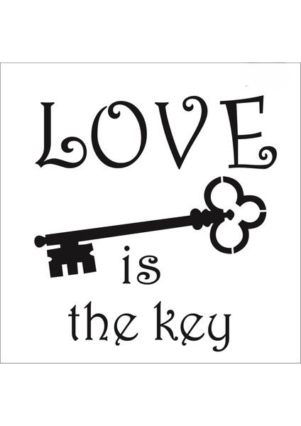 Stencil Sarayi Boyama Şablon Yazı ve Numaralar - 1211