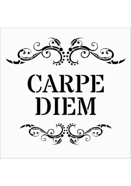 Stencil Sarayi Boyama Şablon Yazı ve Numaralar - 8186