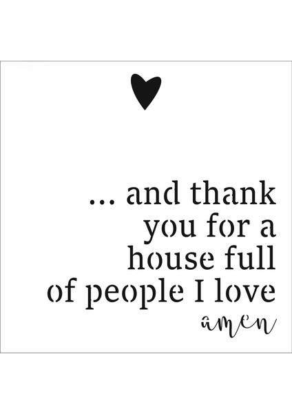 Stencil Sarayi Boyama Şablon Yazı ve Numaralar - 8576