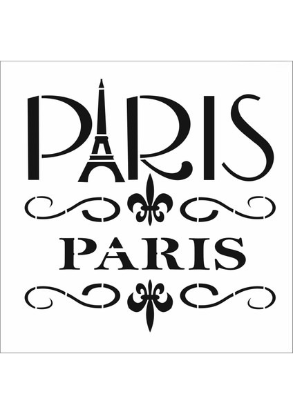 Stencil Sarayi Boyama Şablon Şehirler - 4431