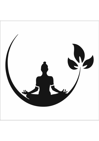 Stencil Sarayi Boyama Şablon Yoga - 8502