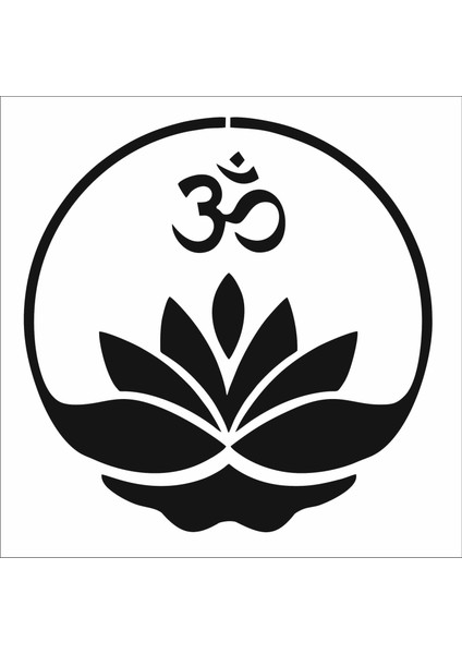Stencil Sarayi Boyama Şablon Yoga - 8505