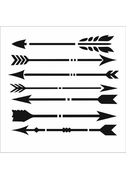 Stencil Sarayi Boyama Şablon Objeler - 5039