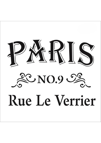 Stencil Sarayi Boyama Şablon Şehirler - 1285