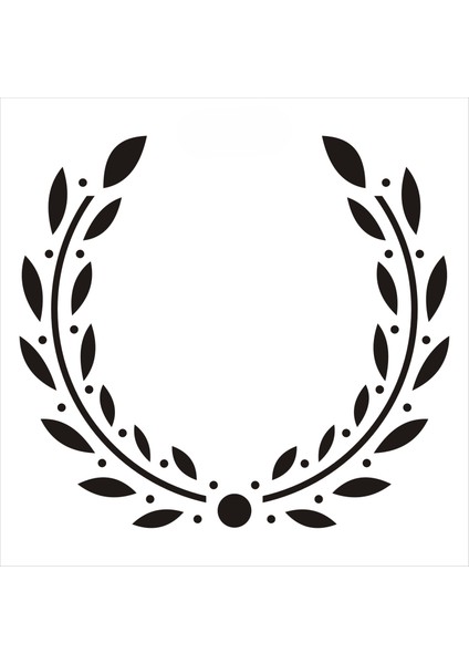 Stencil Sarayi Boyama Şablon Tac - 8688