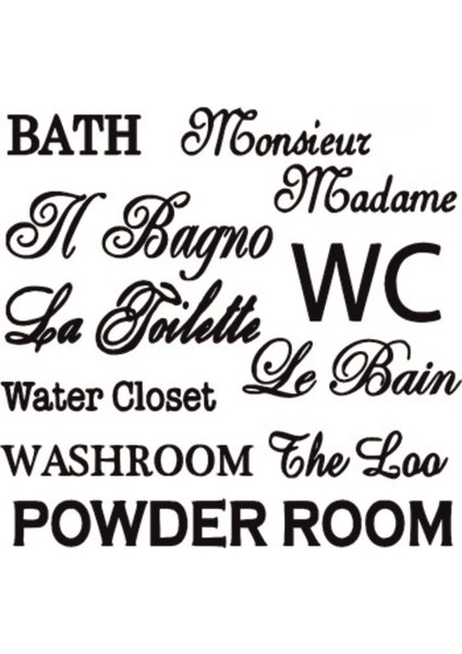 Stencil Sarayi Boyama Şablon Yazı ve Numaralar - 1230