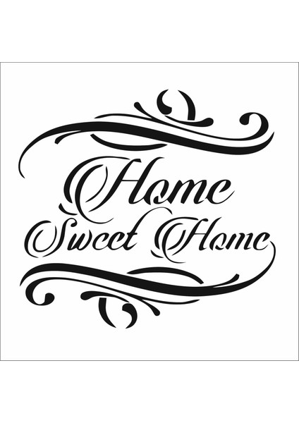 Stencil Sarayi Boyama Şablon Yazı ve Numaralar - 4386