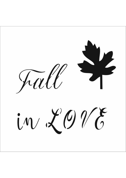 Stencil Sarayi Boyama Şablon Yazı ve Numaralar - 7989