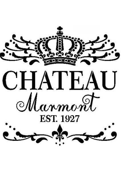 Stencil Sarayi Boyama Şablon Yazı ve Numaralar - 4409