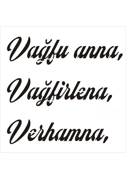 Stencil Sarayi Boyama Şablon Yazı ve Numaralar - 8736