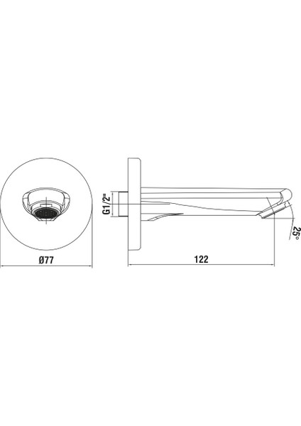 Eca Ankastre Gömme Banyo Bataryası Çıkış Ucu Gaga 102159220-Y fiyatları