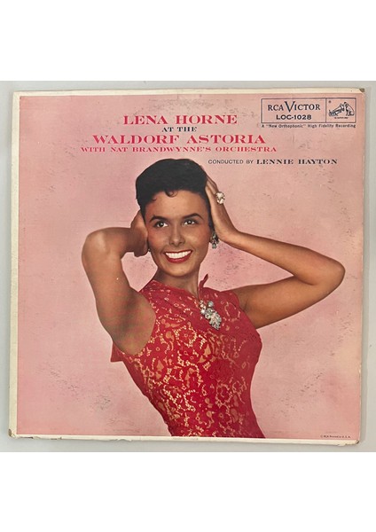 Lena Horne Lena Horne At The Waldorf Astoria Lp Plak (Orinal 1957 Dönem Amerika Baskı Plak)