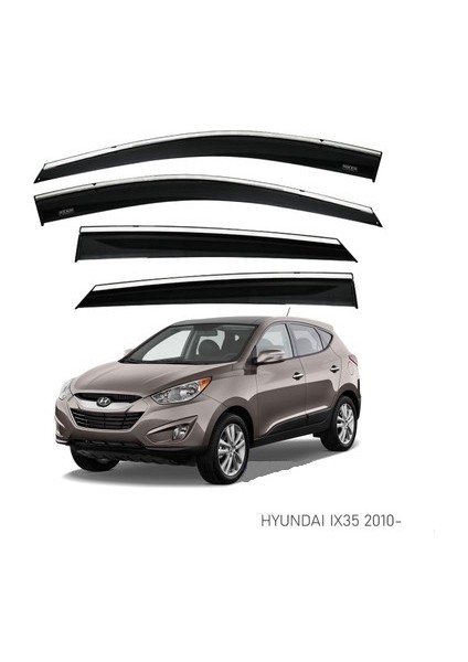 Hyundaı Ix 35 2010-2015 Kromlu Cam Rüzgarlığı