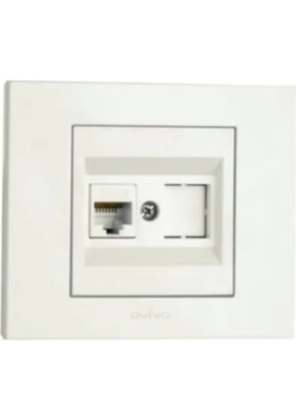 Beyaz Nümeris Tel. Prizi M+K