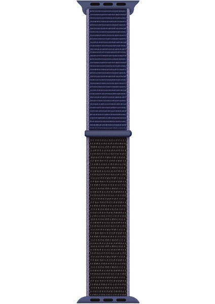 Watch Ultra 49MM Kordon Uyumlu Krd-03 Hasır Strap Kayış Blt Midnight Blue-Black