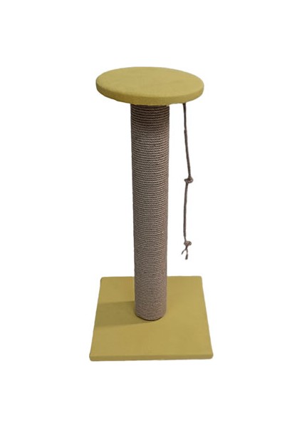 Oturaklı Kalın Kedi Tırmalaması 70 cm Sarı