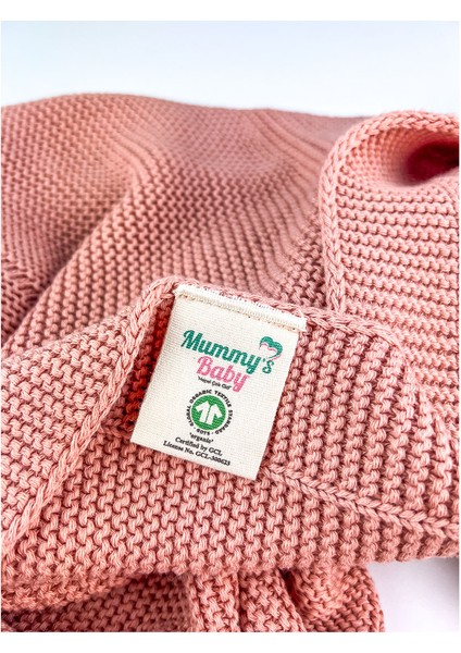 Organik Pamuk Battaniye 80x100 Pembe