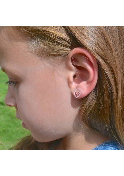 Laatikui Kalp Damızlık Küpe Kızlar Için S925 Gümüş Post Cz Damızlık Küpe (Yurt Dışından) fırsatları