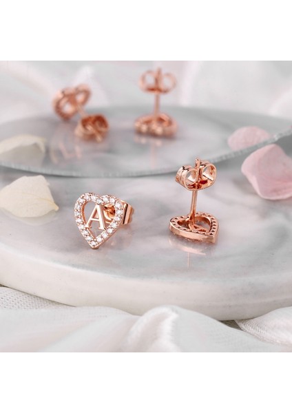 Laatikui Kalp Damızlık Küpe Kızlar Için S925 Gümüş Post Cz Damızlık Küpe (Yurt Dışından) fiyatları