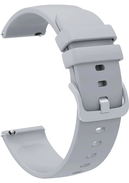 Amazfit Bip Bipu Bips Bip3 ile Uyumlu Kordon Jel Silikon Tokalı Kayış