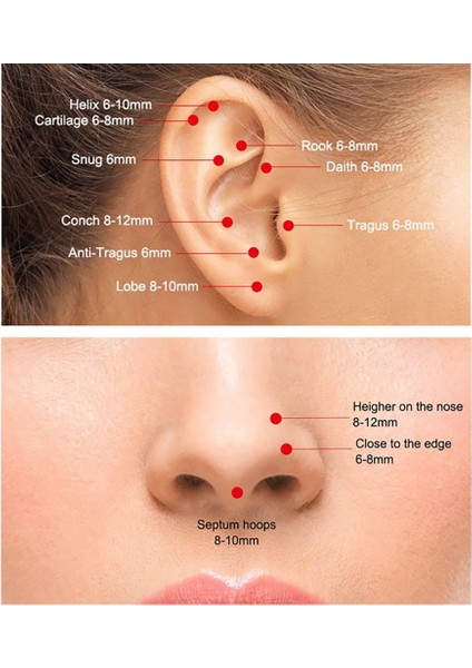 Laatikui 10MM Cerrahi Çelik Halka Küpe Siyah Huggie Halka Küpe Uyuyan Kıkırdak Küpe Kadınlar Için (Yurt Dışından) fırsatları