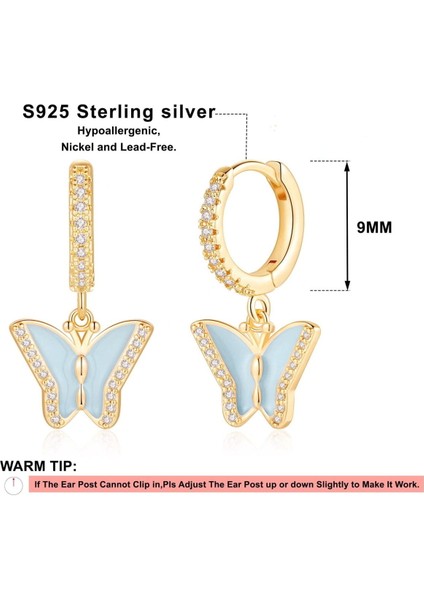 S925 Gümüş Post At Küpe At Dangle Altın Huggie Halka Küpe Kadınlar Için 14K Altın Kaplama Kübik Zirkonya Halka Küpe Charm Huggie Küpe ile Kadınlar Için Takı (Yurt Dışından) fiyatları