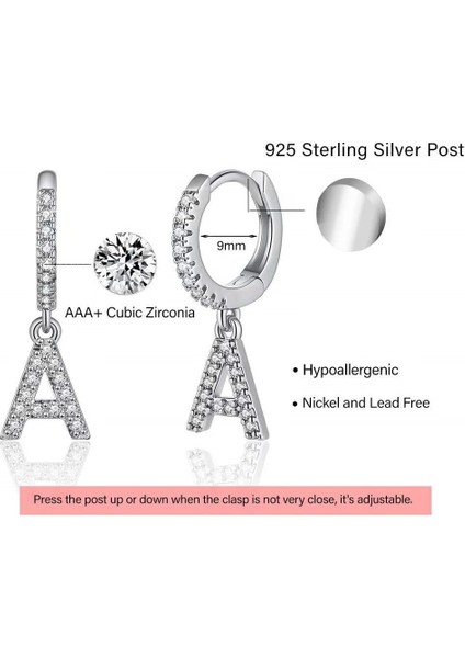 Laatikui Küpe Kadınlar Için 925 Ayar Gümüş Post Hipoalerjenik Küçük Huggie Halka Küpe (Yurt Dışından) fiyatları