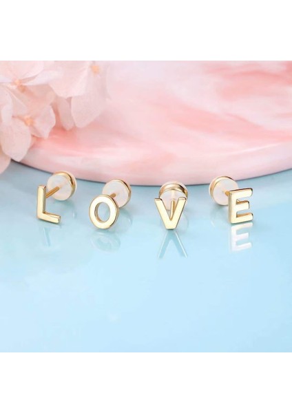 Laatikui Damızlık Küpe Kız Için Gümüş Damızlık Küpe Hipoalerjenik Küpe Kız Hassas Kulak (Yurt Dışından) fiyatları