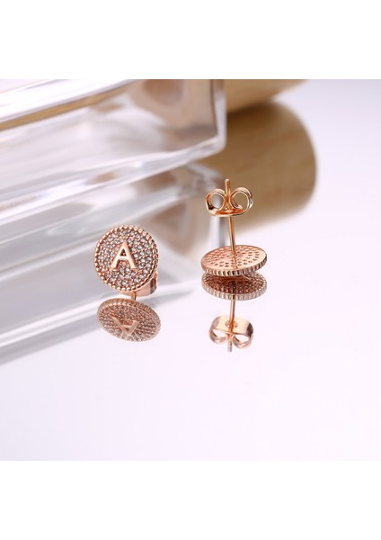 Laatikui Damızlık Küpe Kadınlar Için S925 Gümüş Post Kübik Zirkonya Disk Hipoalerjenik Küpe (Yurt Dışından) fiyatları