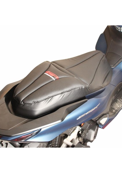 Gp Kompozit Honda Pcx 125 / 150 2014-2024 Uyumlu Motosiklet Konfor Sele Kılıfı Siyah