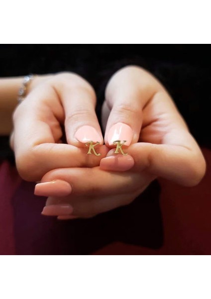 Laatikui Gümüş Damızlık Küpe 14K Altın Kaplama Hipoalerjenik Küpe (Yurt Dışından) modelleri