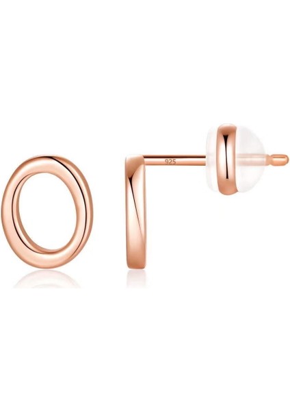 Laatikui Gümüş Damızlık Küpe 14K Altın Kaplama Hipoalerjenik Küpe (Yurt Dışından)