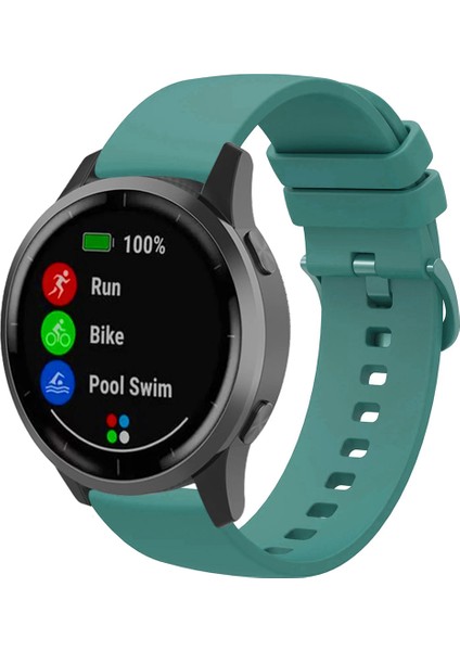 Huawei Watch Gt3 Pro 43MM ile Uyumlu Kordon Jel Silikon Tokalı Kayış
